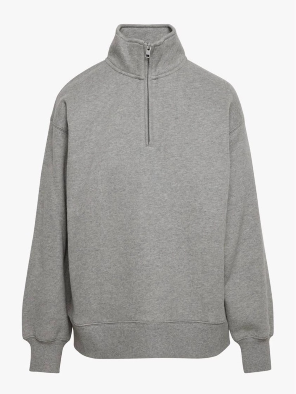TNA Women’s Gray Half-Zip Pullover Sweater